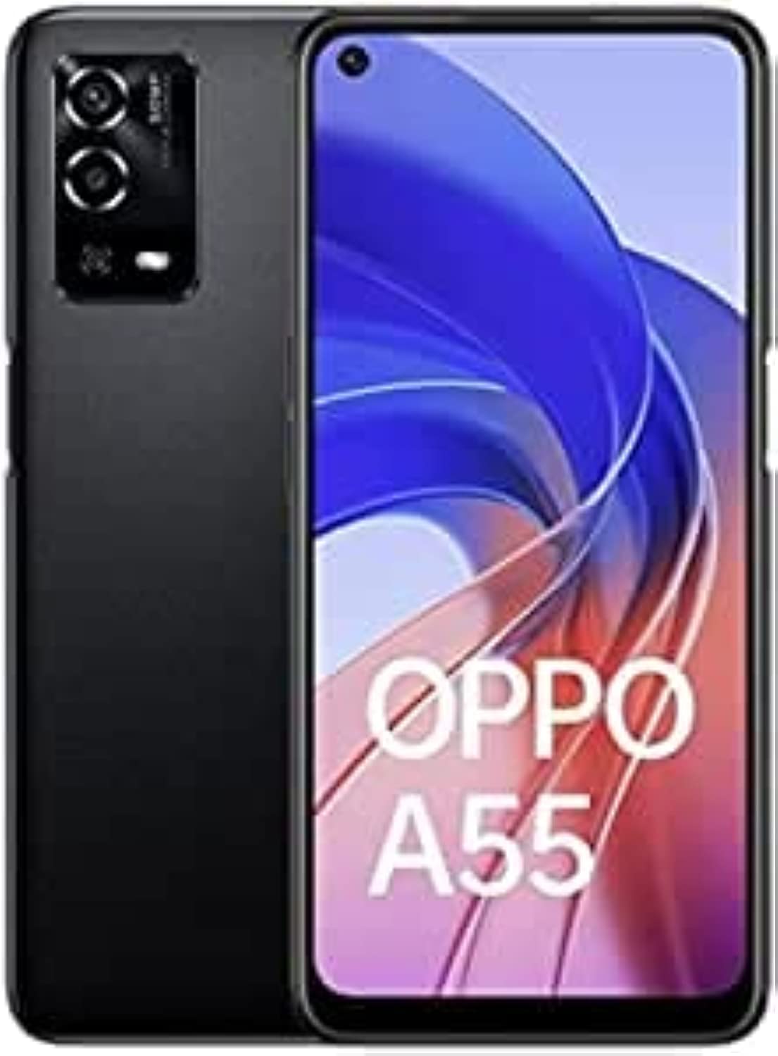 OPPO A55 Dual SIM 4GB RAM + 64GB ROM (6.5 Inches) (4G) - Starry Black (Global Version)