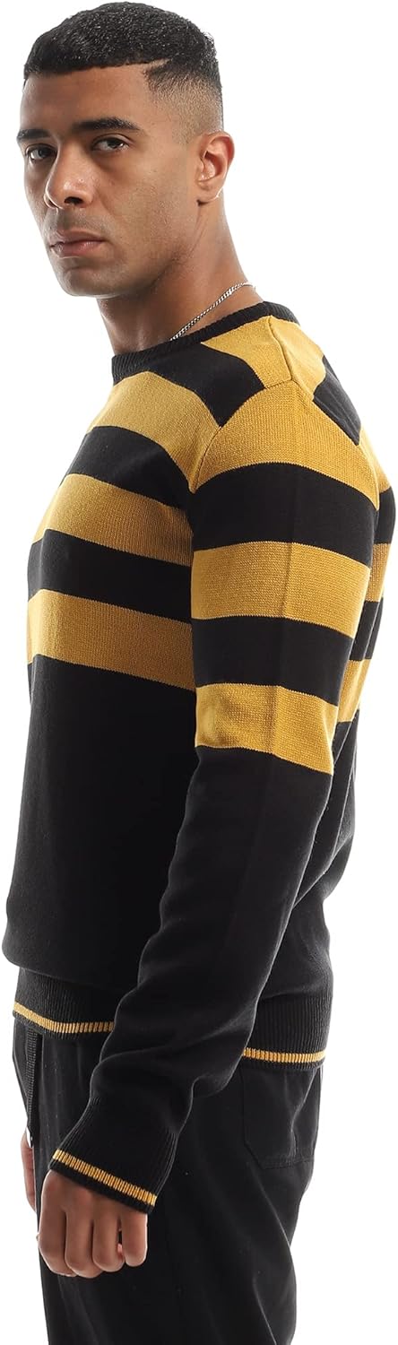 Ravin Wide Stripes Pullover with Long Sleeves