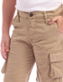 Andora Boys' Casual Khaki Gabardine Shorts with Side Pockets