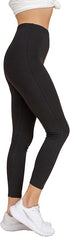 Charmaine Women's Plain Cotton High-Waist Leggings - Pack of 1