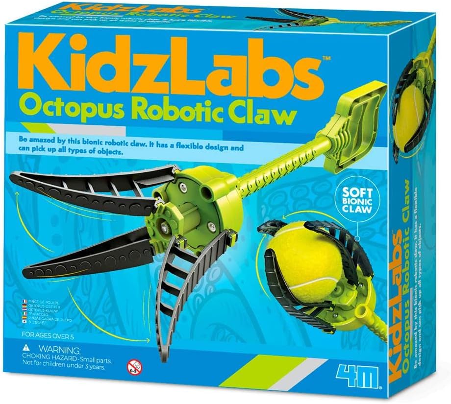 4M Kidzlabs / مخلب الروبوت الأخطبوط