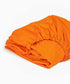 Home of Linen - Fitted Sheet, Size 180 x 200 cm, Orange