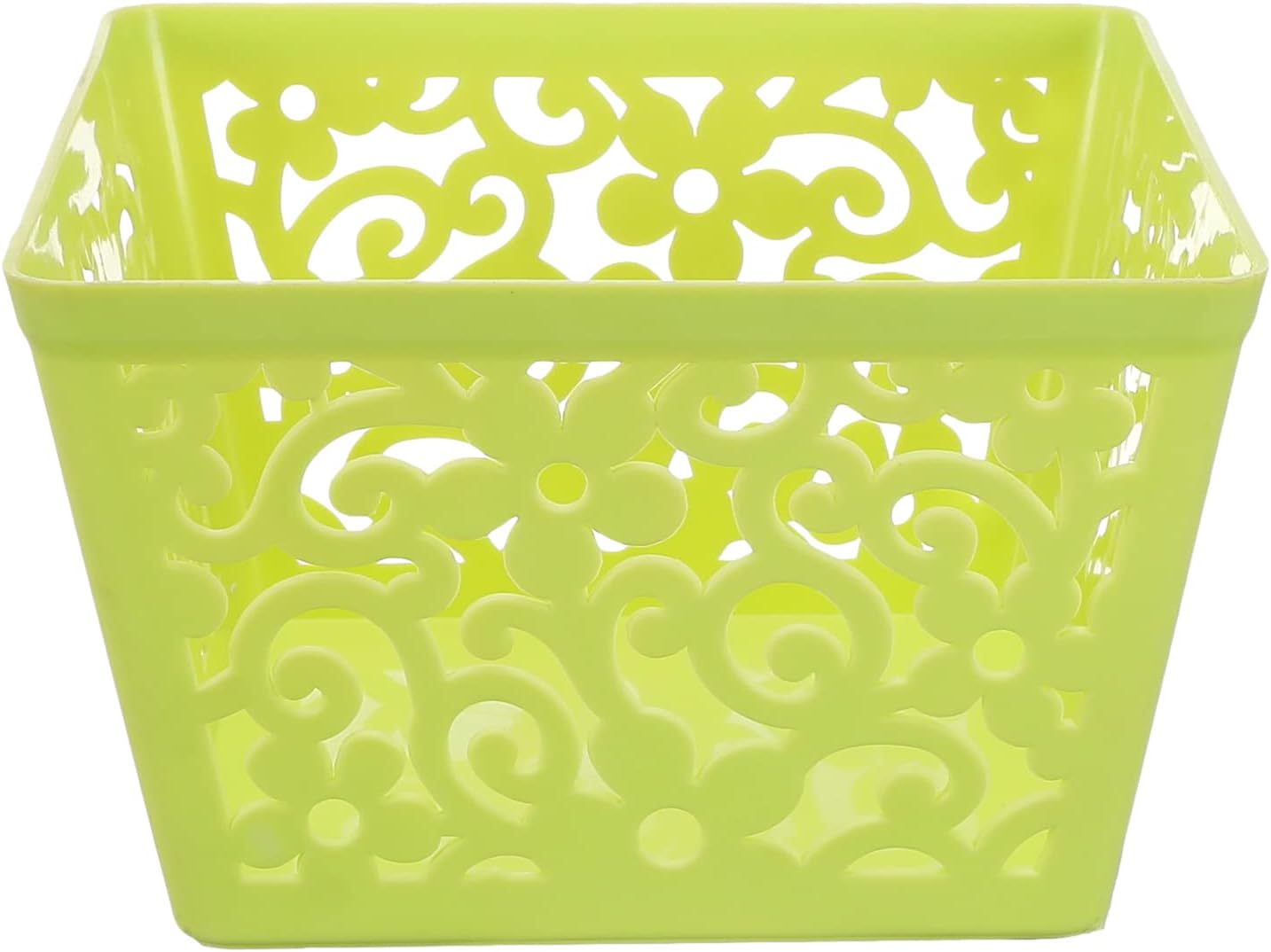 Elyassin Square Plastic Basket - Multicolored