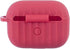 Silicone Protective Case with Carabiner and Earphone Holder for AirPods Pro - Red