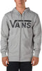 Vans Men's Classic Zip Hoodie II, Grey (Cement Heather/Black Ady)