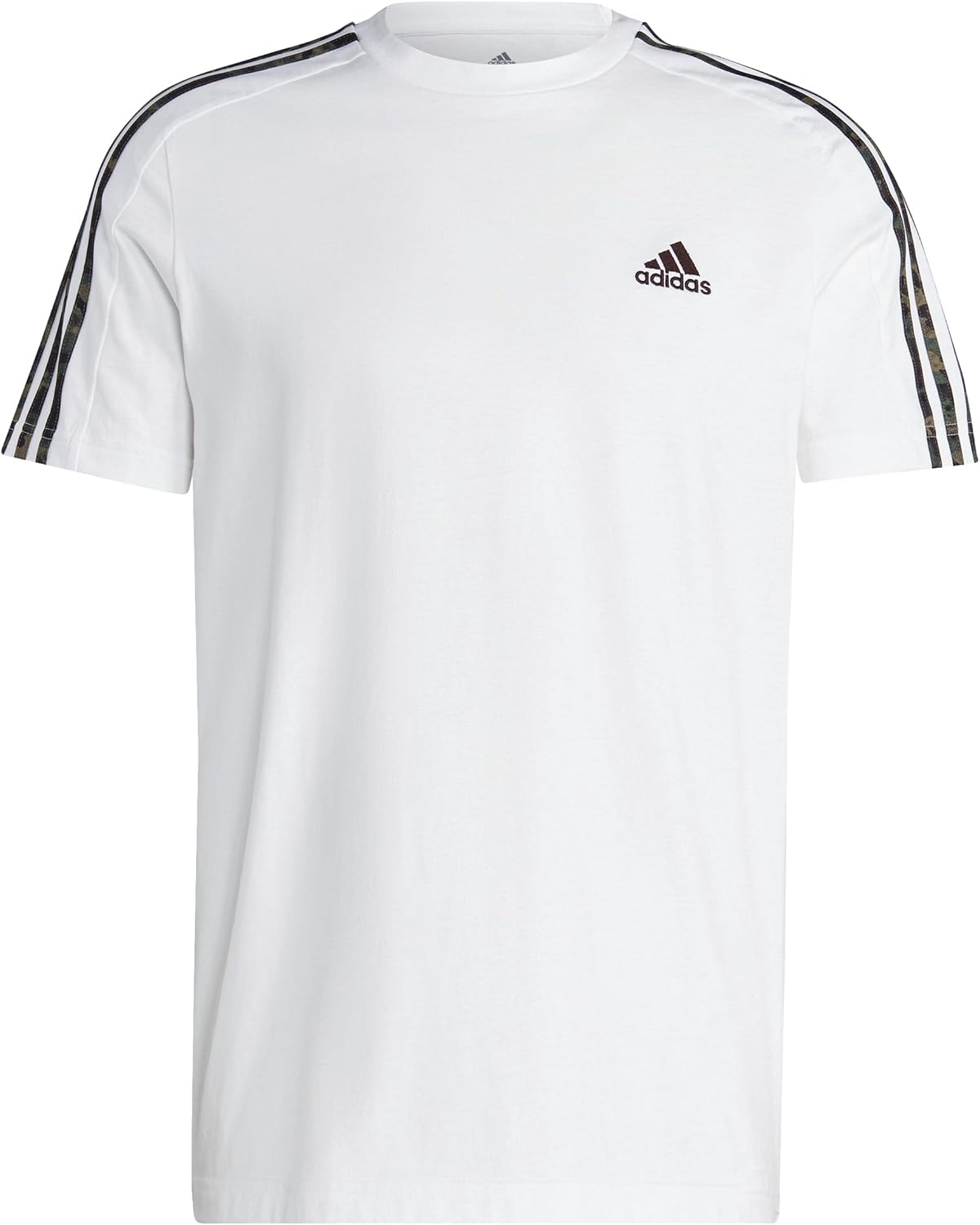 تي شيرت adidas للرجال Essentials Single Jersey 3-Stripes