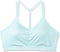 Adidas YO ESS LS BRA HE0125 - Women's Light Support Training Sports Bra (Ice Mint)