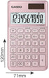 Casio SL-1000SC-PK-N-DP Portable Digital Calculator - Pink