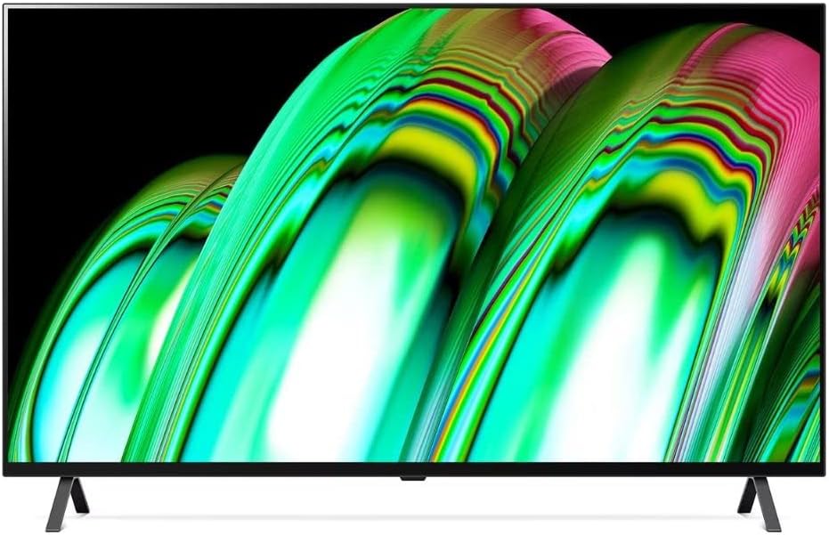 تلفزيون LG OLED بحجم 48 بوصة - سلسلة A2، تصميم شاشة سينمائية، 4K Cinema HDR، نظام WebOS الذكي AI ThinQ، تقنية تعتيم البكسل (الطراز: OLED48A26LA، HDMI)

