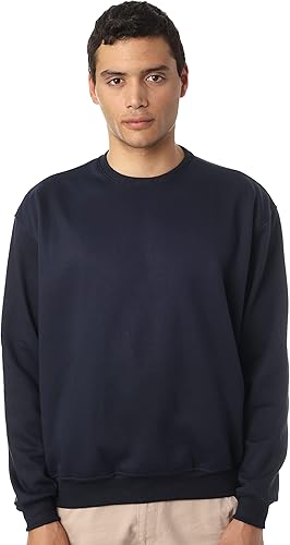 ZE Men's Basic Oversized Sweatshirt - Pack of 10