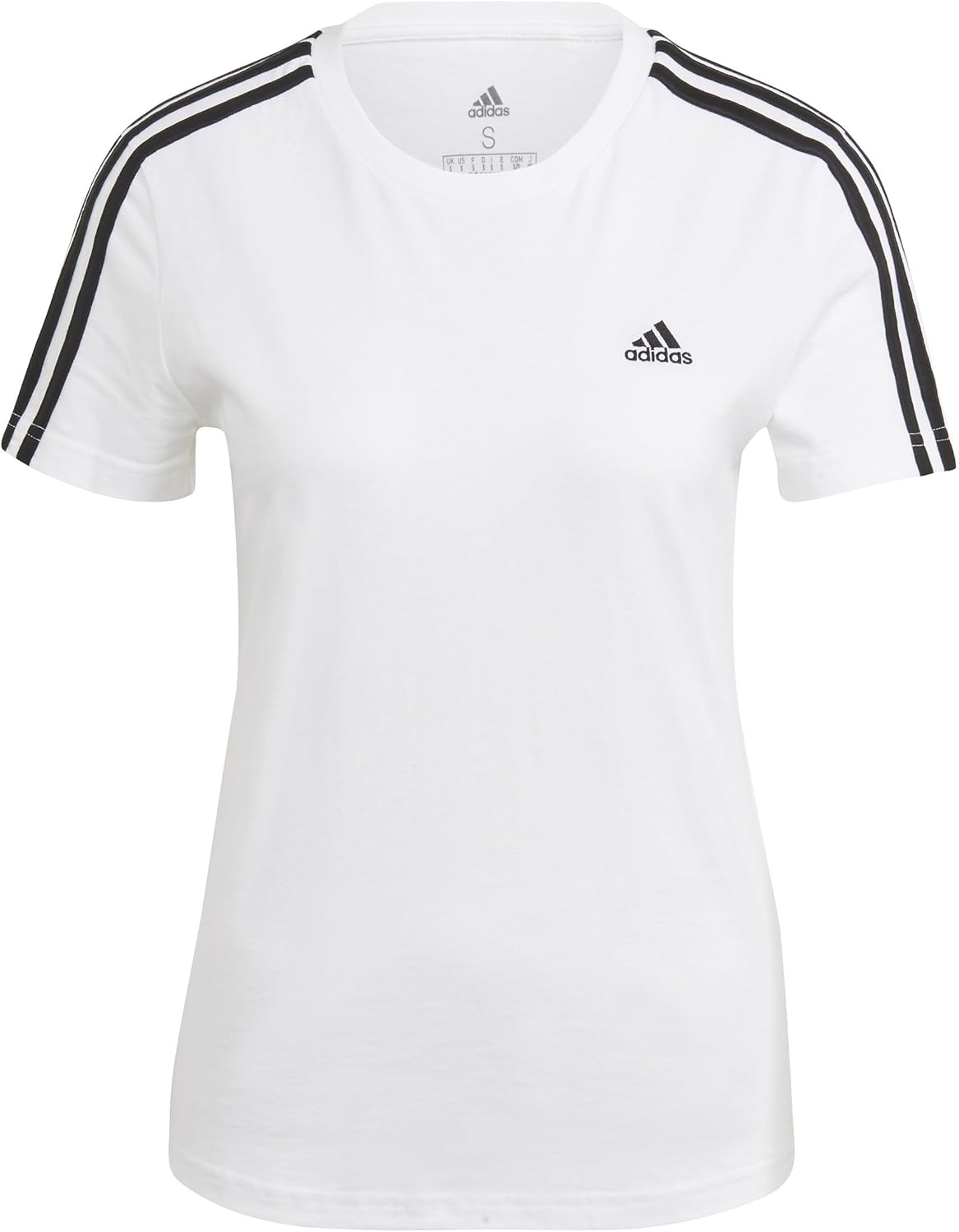 تيشيرت نسائي قصير الأكمام من Adidas W 3S T GL0783