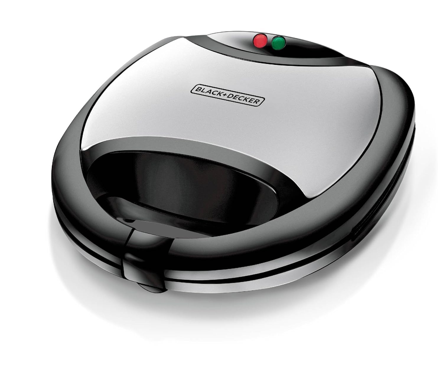 BLACK+DECKER 2-Slot Sandwich Maker with Grill, Black - TS2080-B5