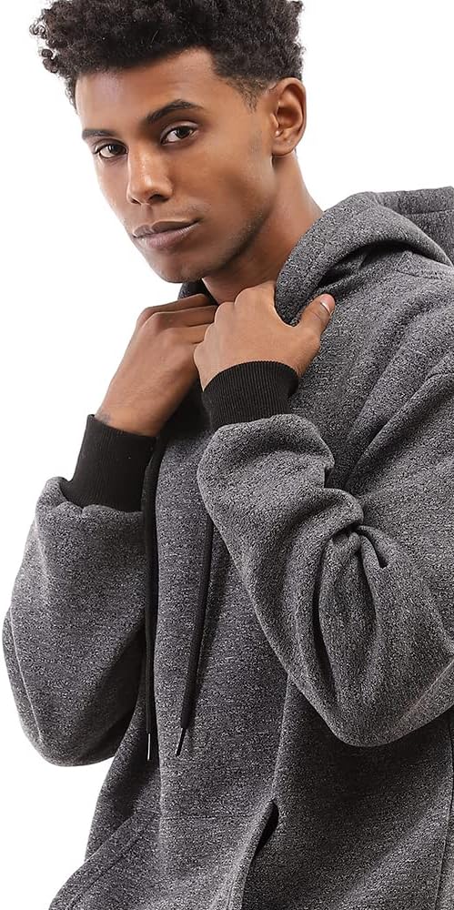 Ravin 96021 Heather Grey Hoodie with Kangaroo Pocket