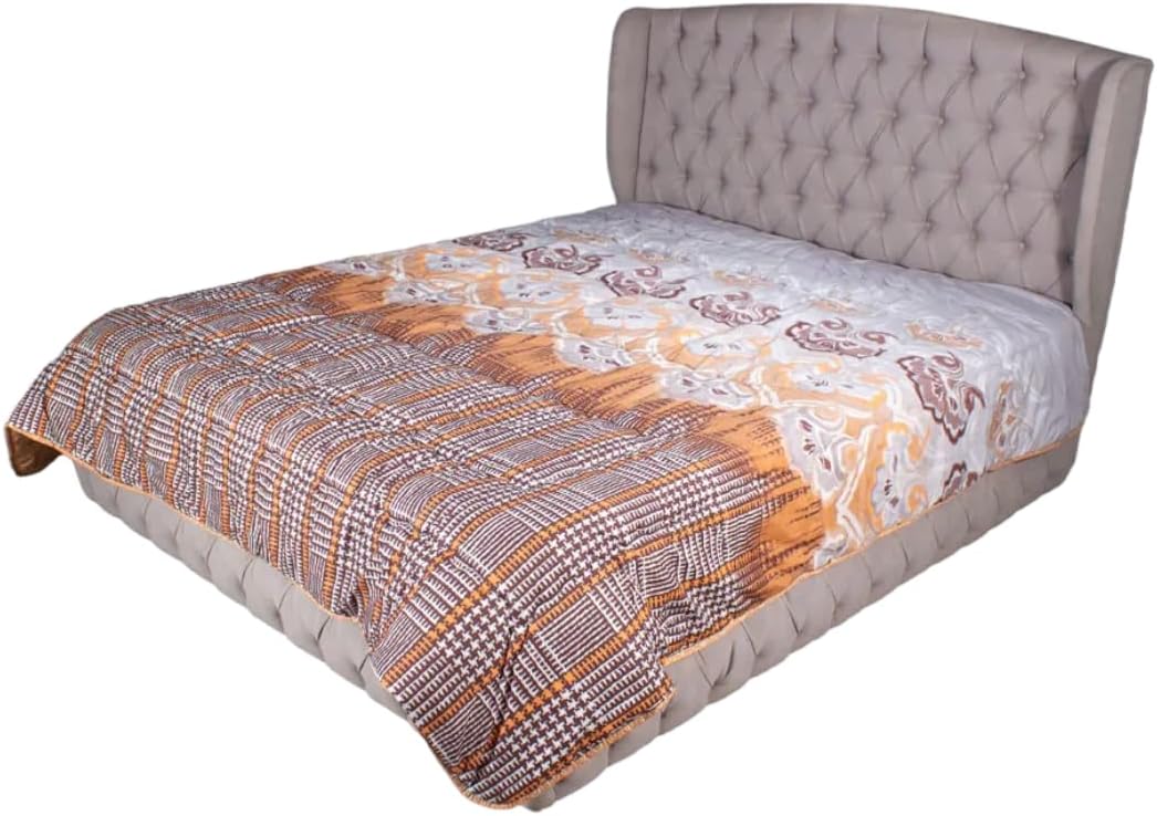 Forbid Single Polycotton Quilt (Length: 235 x Width: 180 cm) - Multicolor