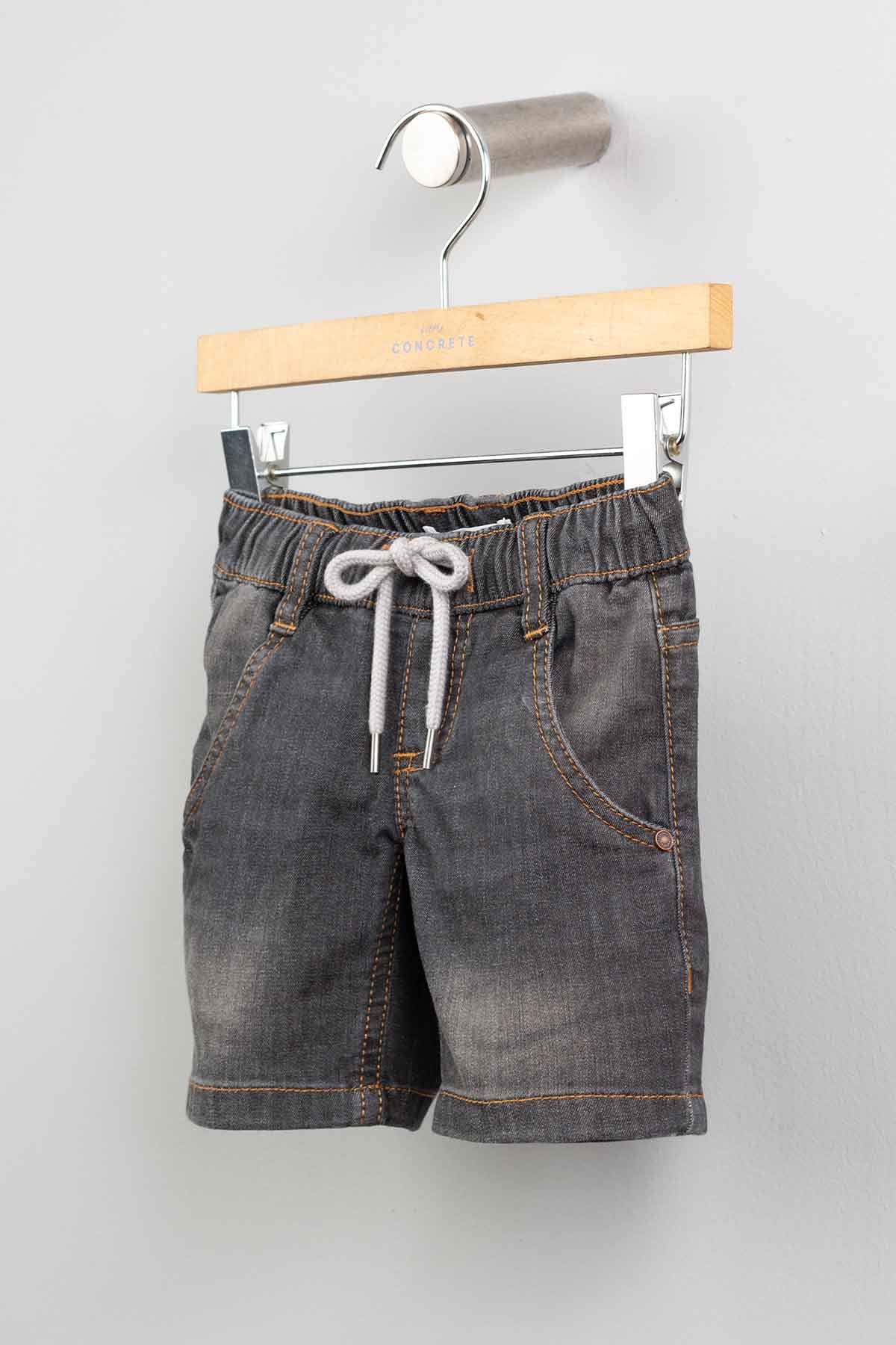 Concrete Boys Denim Shorts C322SR3-S22-45N-1068 - Grey