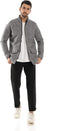 Andora Men's Zipper Through Neck Linen Jacket