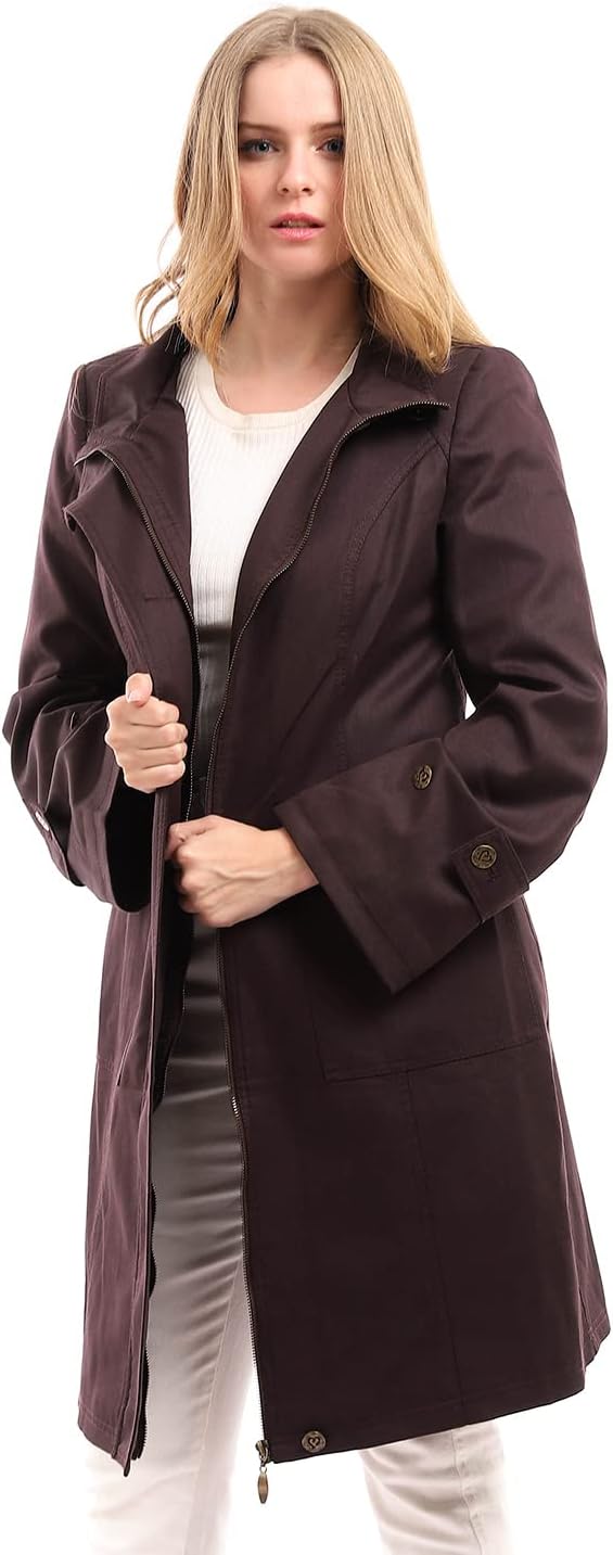 ESLA Buttoned Coat with Zipper