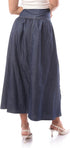 Andora Women's Buttoned Sleeveless Denim Skirt - 35S23W30339