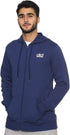 Splash Men's Zip-Up Running Hoodie with Kangaroo Pockets and Drawstring