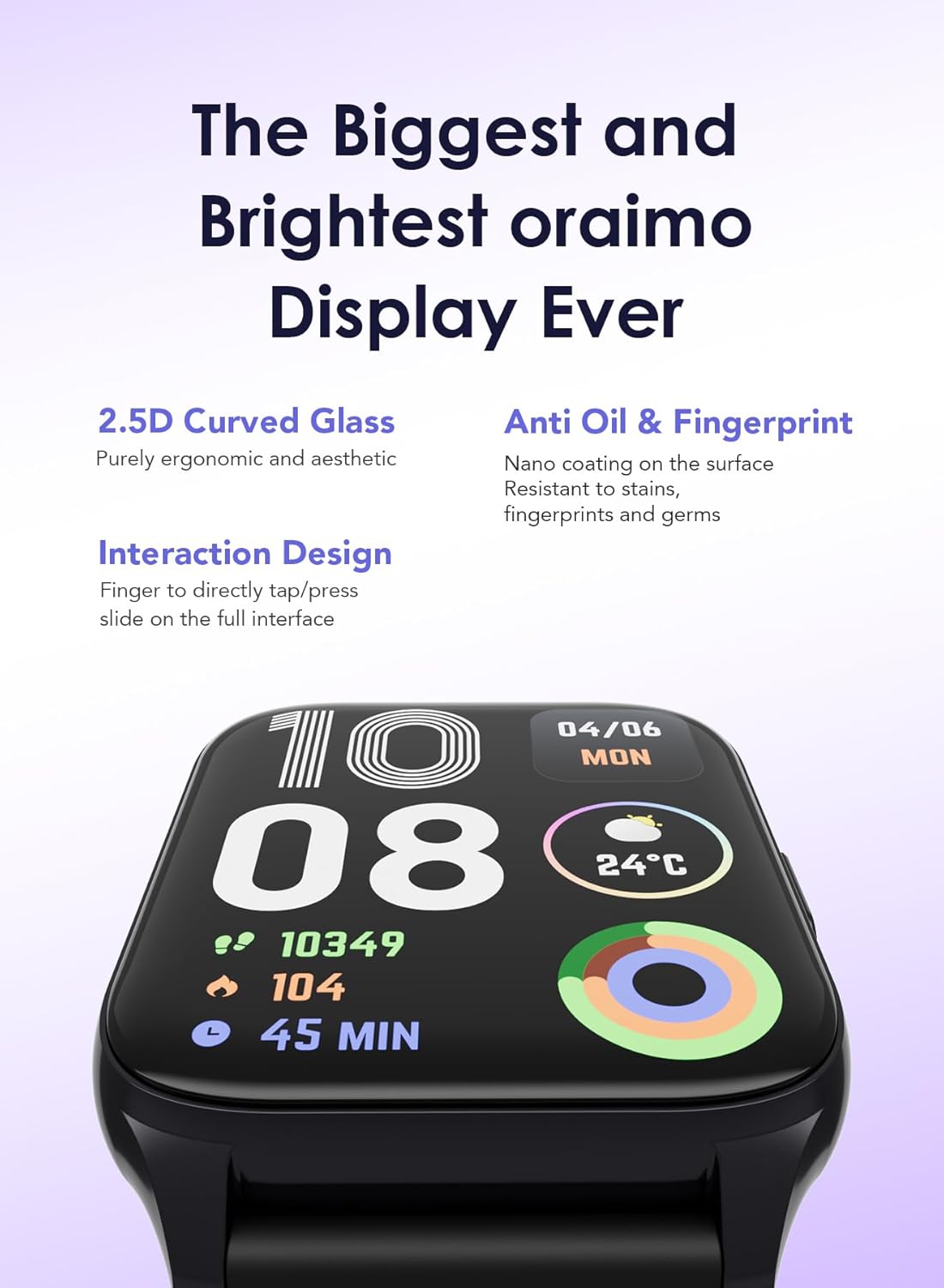 Oraimo Watch 4 Plus – Bluetooth Calling Smartwatch