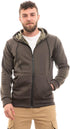 Andora Men's Cotton Plain Inner Fleece Zip-Through Hoodie - Jacket