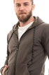 Andora Men's Cotton Plain Inner Fleece Zip-Through Hoodie - Jacket