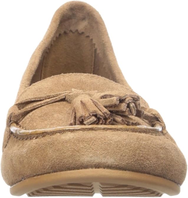 Crocs Lina Tassel-Detail Flat Shoes For Women - Camel