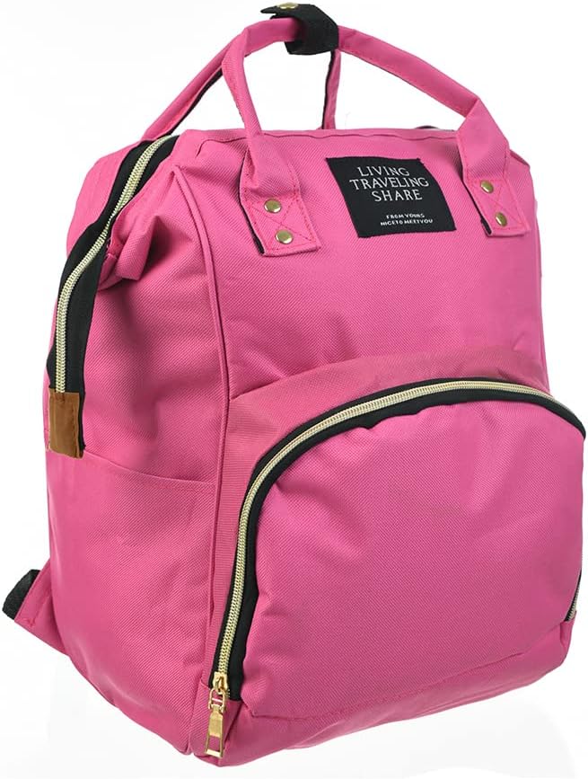 Mix & Max Waterproof Baby Diaper Backpack - Fuchsia