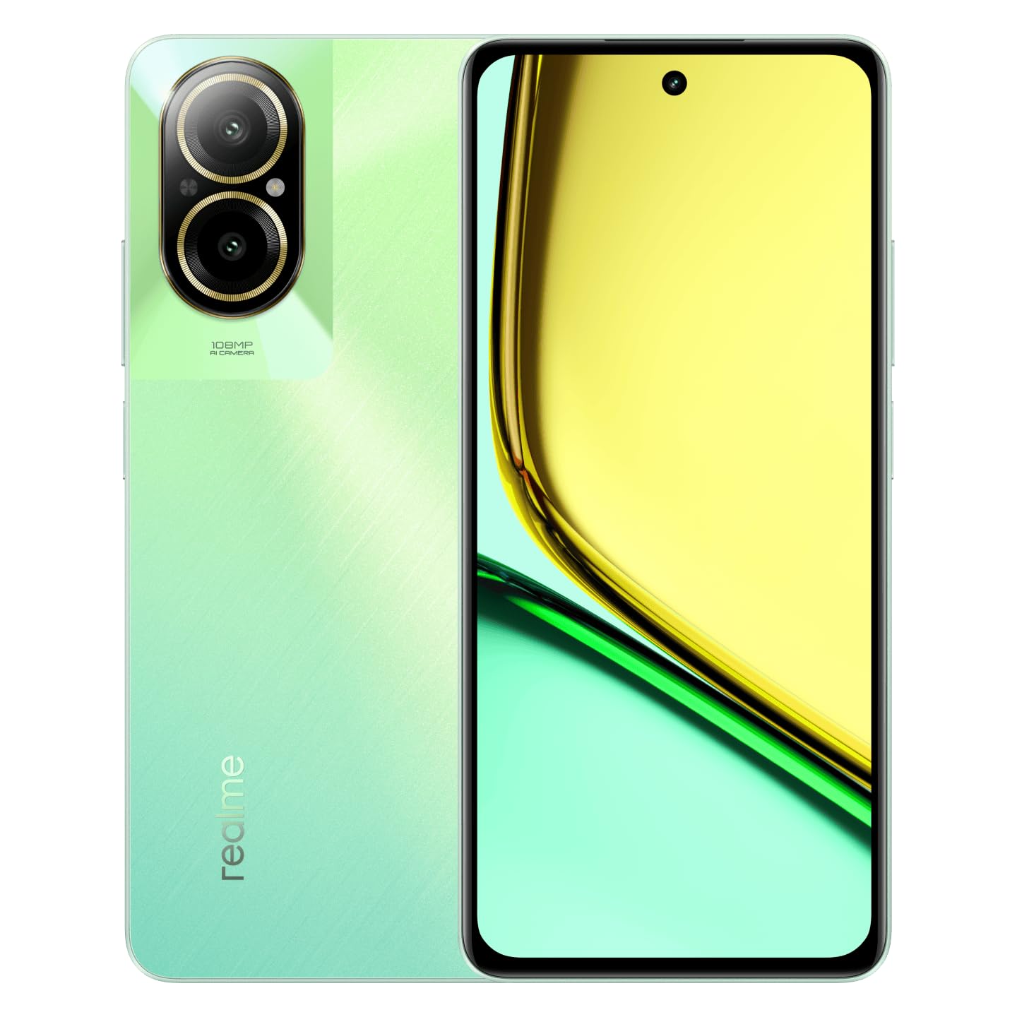 هاتف Realme C67 بشريحتي SIM - ذاكرة داخلية 256GB وذاكرة عشوائية 8GB (دعم GSM فقط | بدون CDMA) - مفتوح على جميع الشبكات 4G/LTE (النسخة الدولية) - لون Sunny Oasis