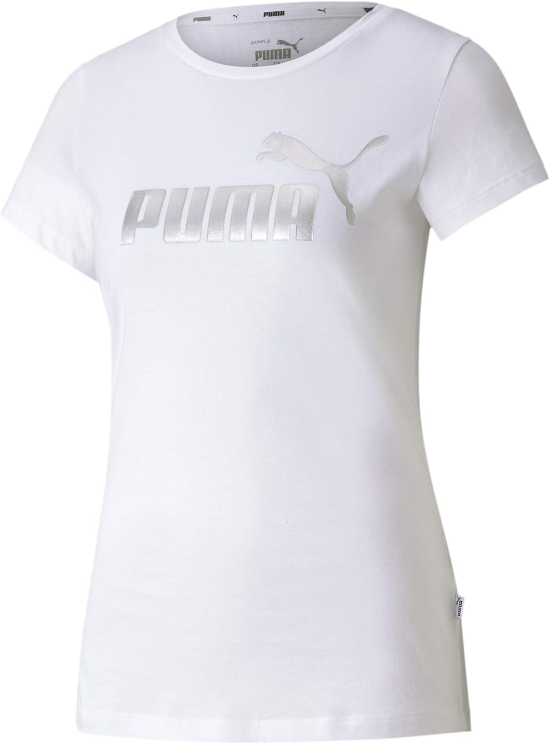 PUMA Women's ESS+ Metallic Tee - Work Utility Outerwear