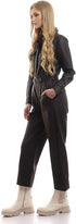 Ravin Women's Long-Sleeve Leather Jumpsuit