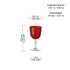 Omada Design Set of 4 Acrylic Glasses for Water and Wine