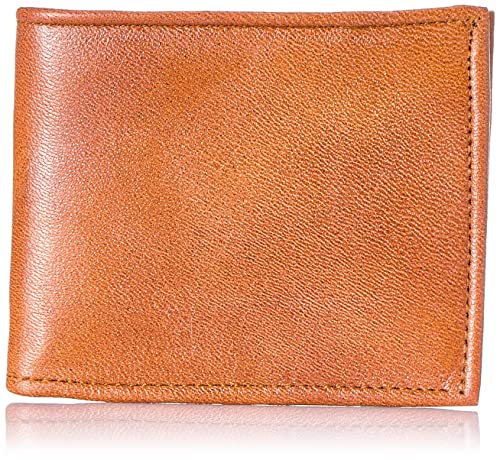 Bidenli Faux Leather Camel Bifold Wallet C111 for Men, Size 5 * 3 * 1