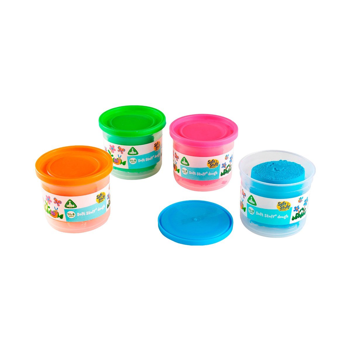 ELC Soft Stuff Bright Dough 4 Pack