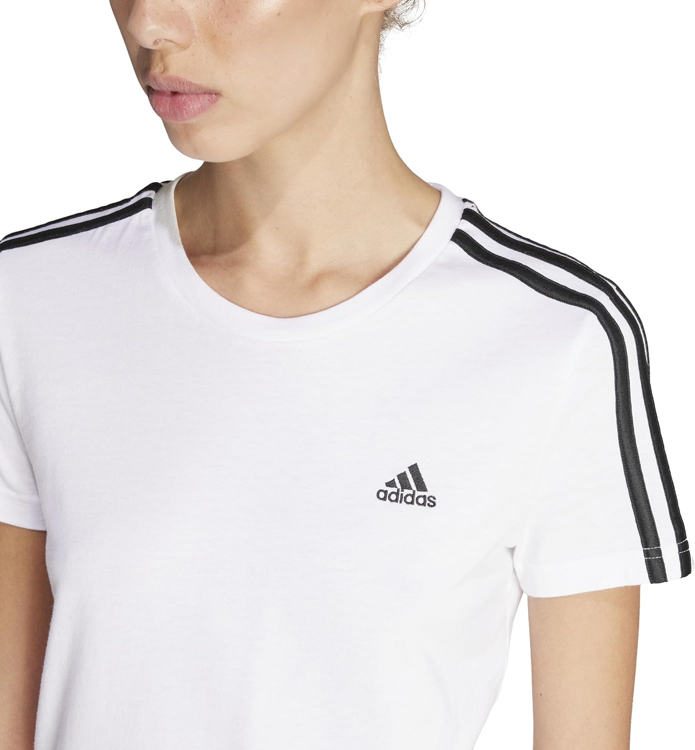 تيشيرت نسائي قصير الأكمام من Adidas W 3S T GL0783