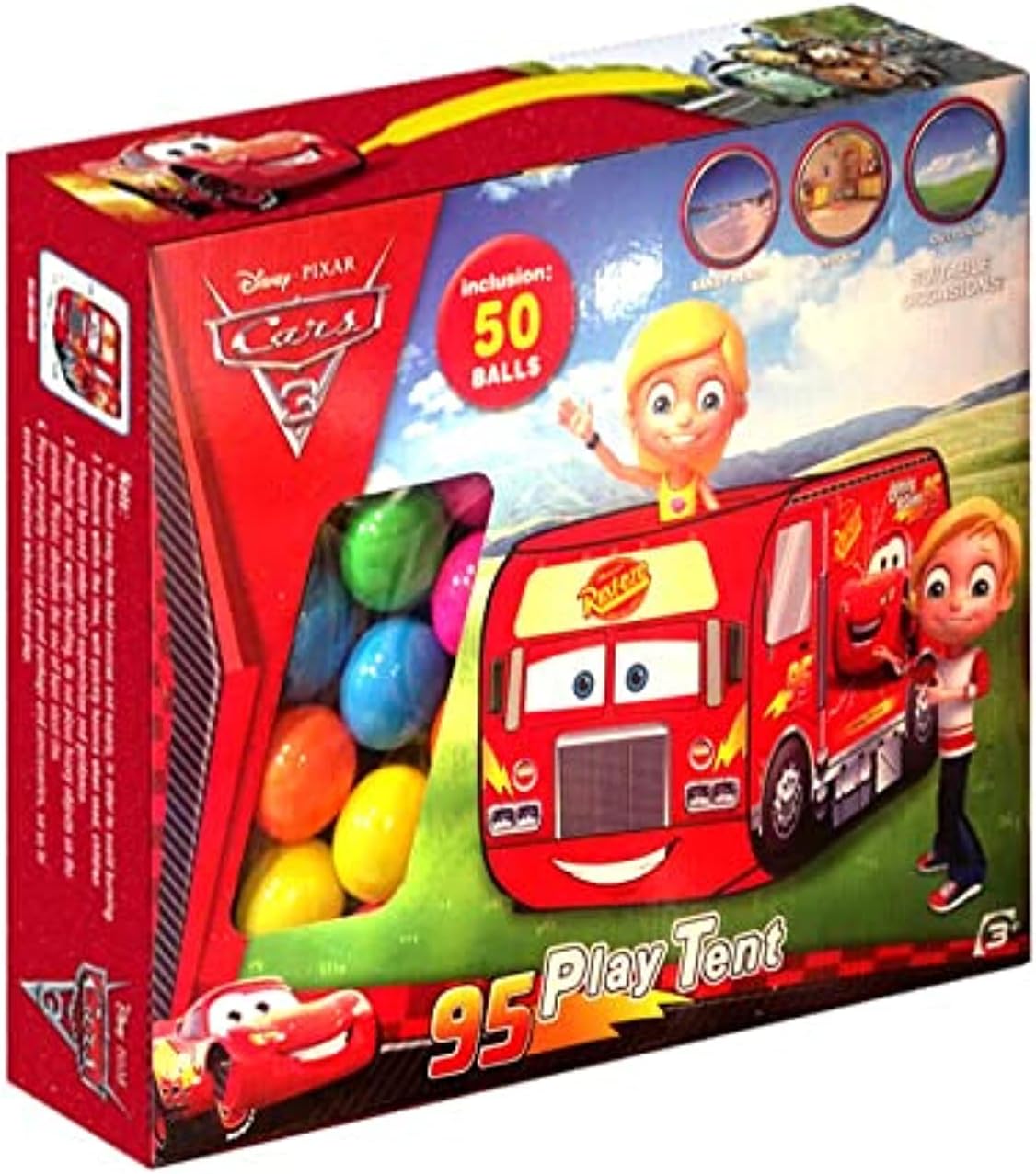 Cars 3 Tent with 50 Balls