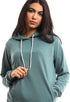 JAMILA Women's Raglan Long-Sleeve Hoodie Sweatshirt