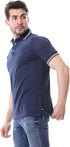 Andora Men's Polo Shirt with Light Collar & Sleeves Band