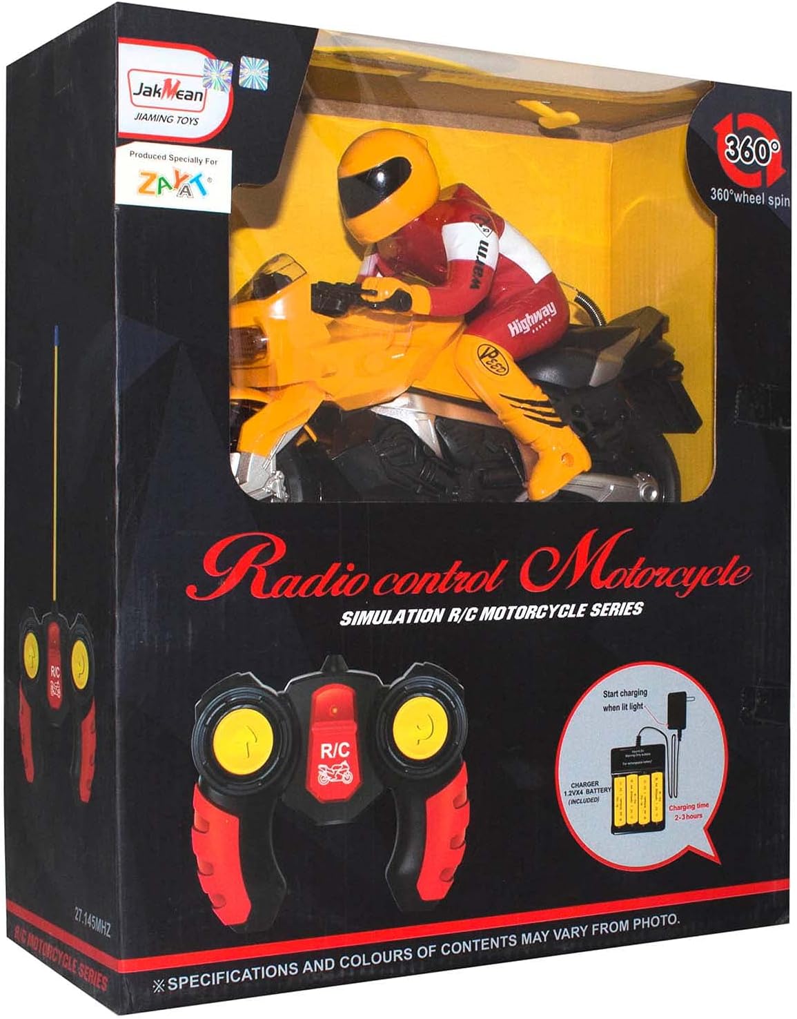 Jakmean Radio Control Motorcycle For Kids