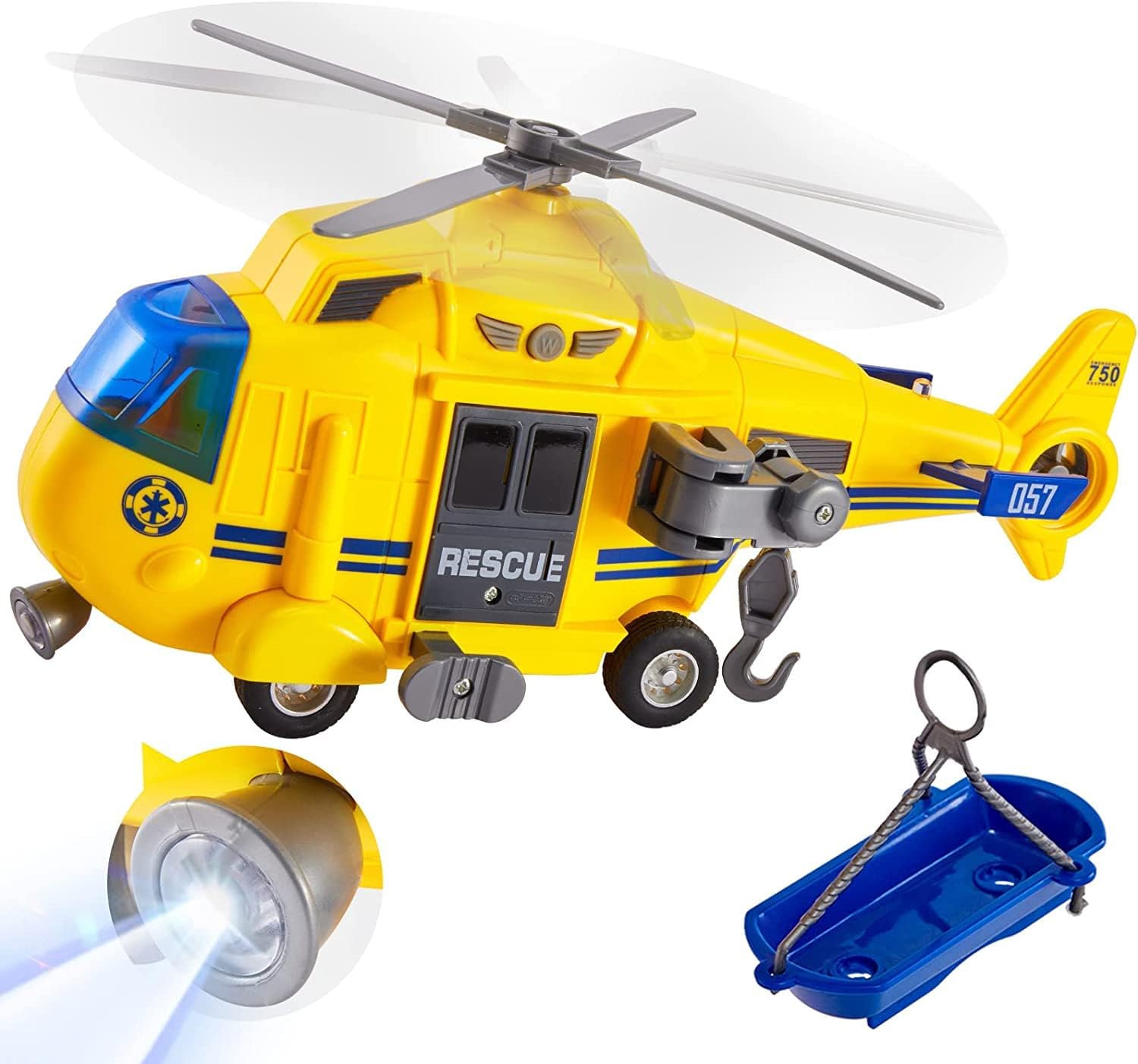 bingo City Rescue Helicopter Sound/Light - Multi-Color