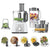 Kenwood Multipro Express Food Processor, 3.0 Litre Bowl With Express Serve, 1.2 Litre Blender, Dough Hook, Whisk, 3 Slicing and Grating Discs, Multi Mill, 1000 Watts , FDP65.880SI , Silver.