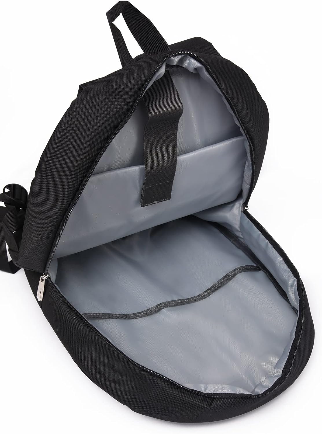 SGK Unisex Daily Backpack for 15.6-Inch Laptop - Black