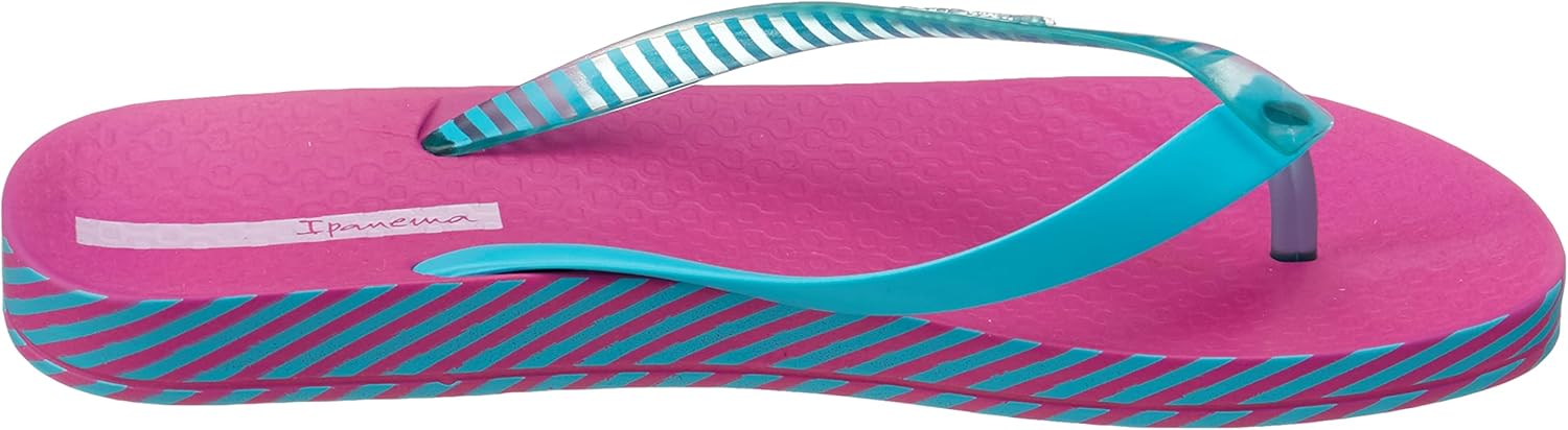 Ipanema Duo Soft Slipper Pink/Blue Rubber Flip Flop for Women