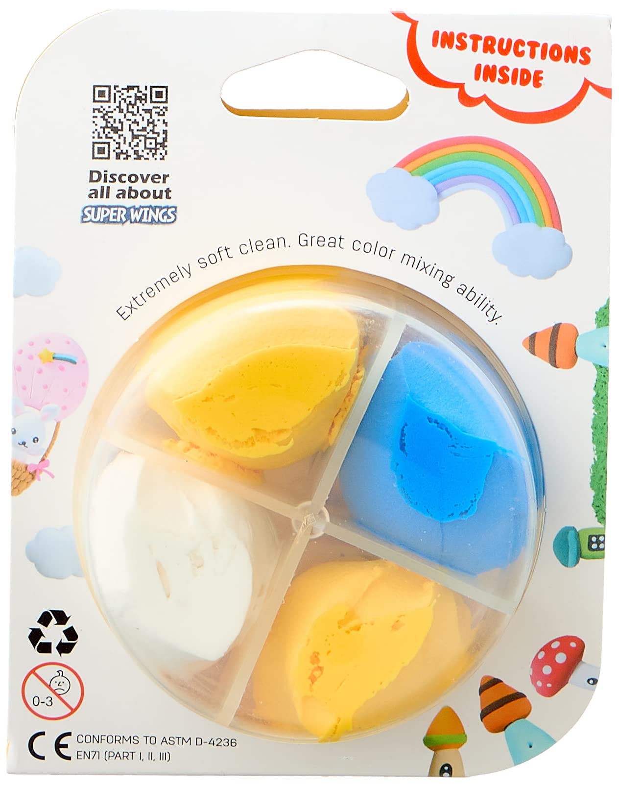 Deli Kids Educational Soft Clay D85599 - Assorted Colors