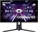 Samsung Odyssey G3 Series 24-Inch FHD 1080p Gaming Monitor, 144Hz, 1ms, 3-Sided Border-Less, VESA Compatible, Height Adjustable Stand, FreeSync Premium (LF24G35TFWNXZA)