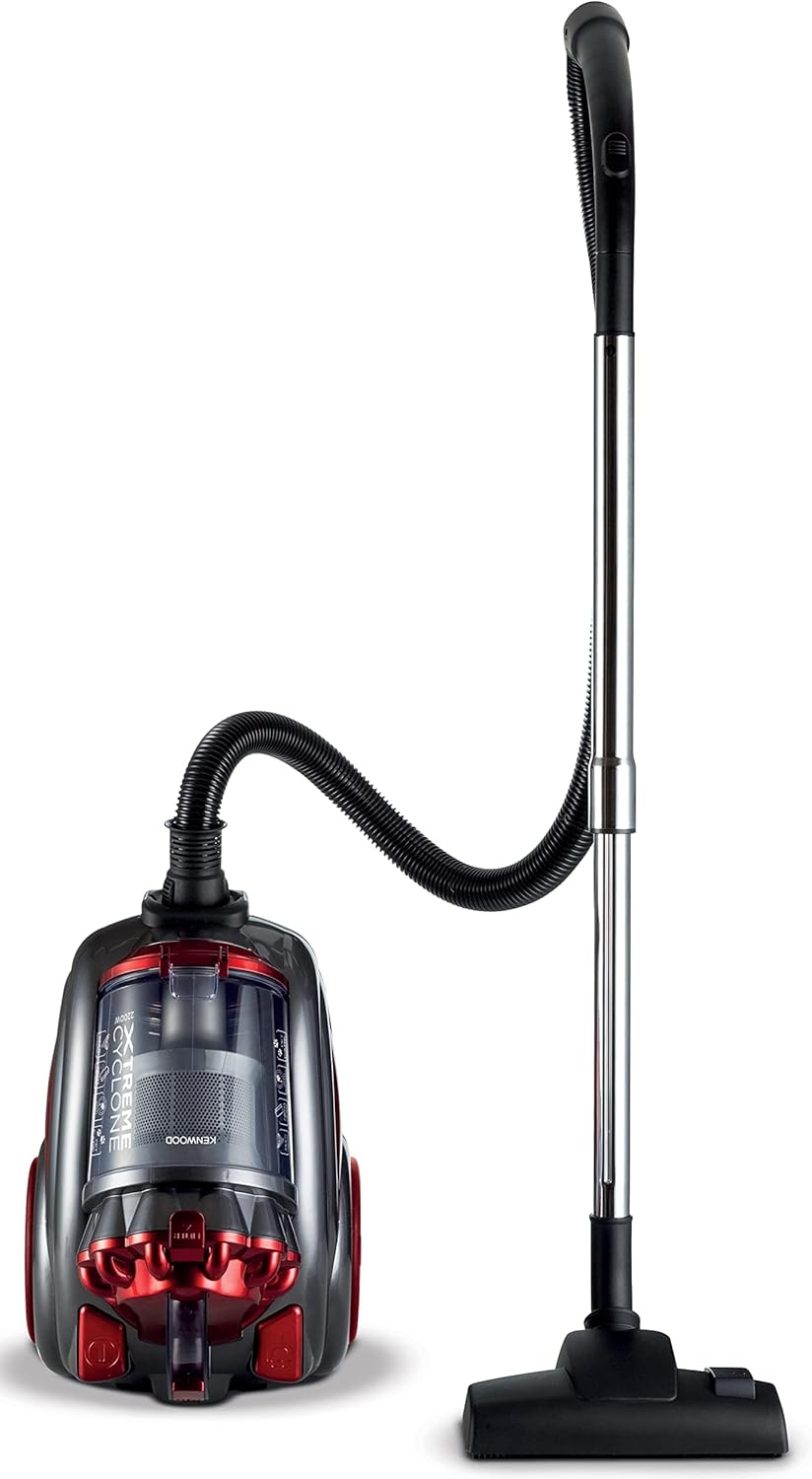 Kenwood Extreme Cyclon Vacuum Cleaner 3.5L 2200W Red Grey - VBP80