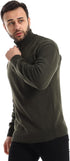 Andora Men's Long Sleeve Knitted Pullover Sweater with Zipper Closure