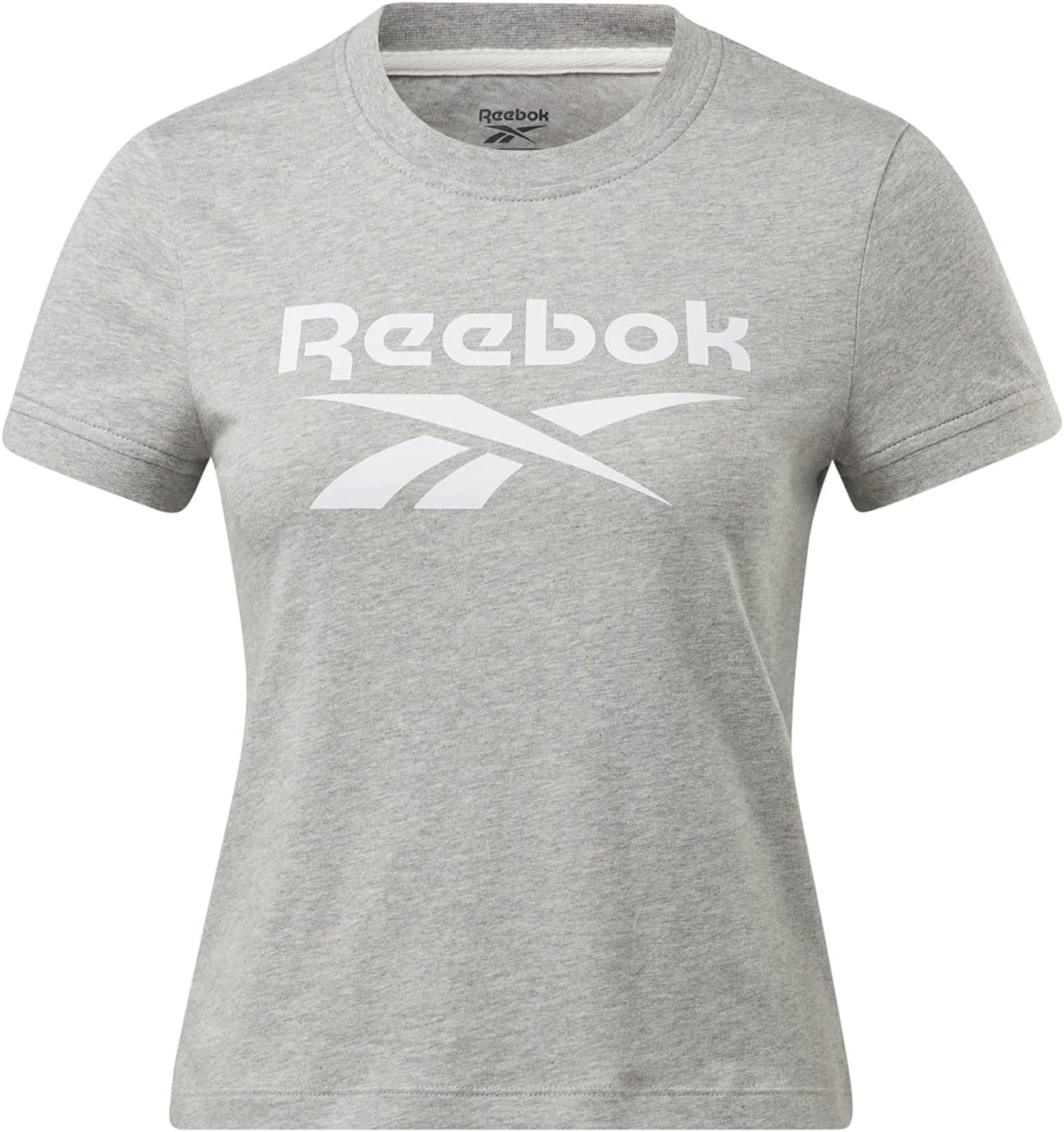 تيشيرت نسائي من Reebok بتصميم شعار مزخرف (نصف كم)