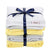 Snooze Bath Towels Set, 4 Pieces - Yellow Grey