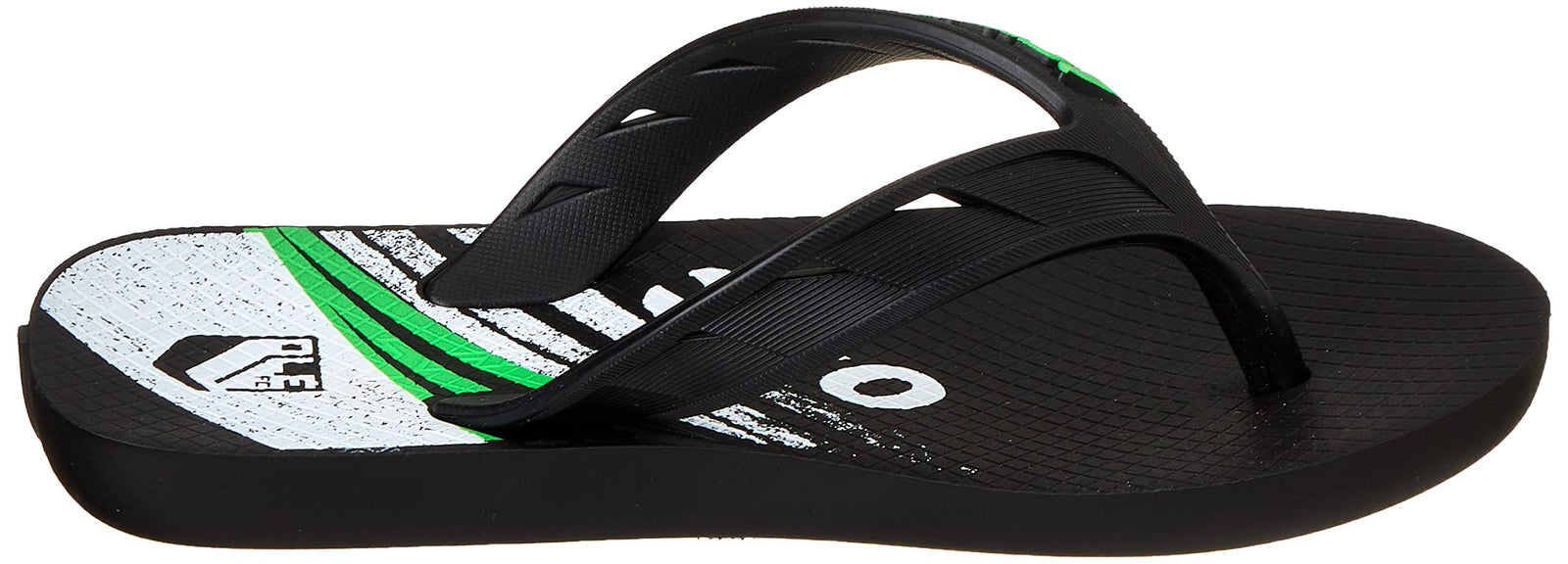 Rider Rubber Flip Flop - Black/Green